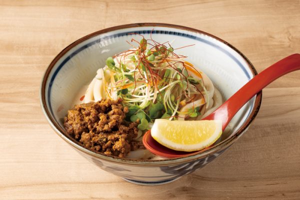 【新メニュー】まろやかなコクとピリ辛！「豆乳坦々うどん」が登場