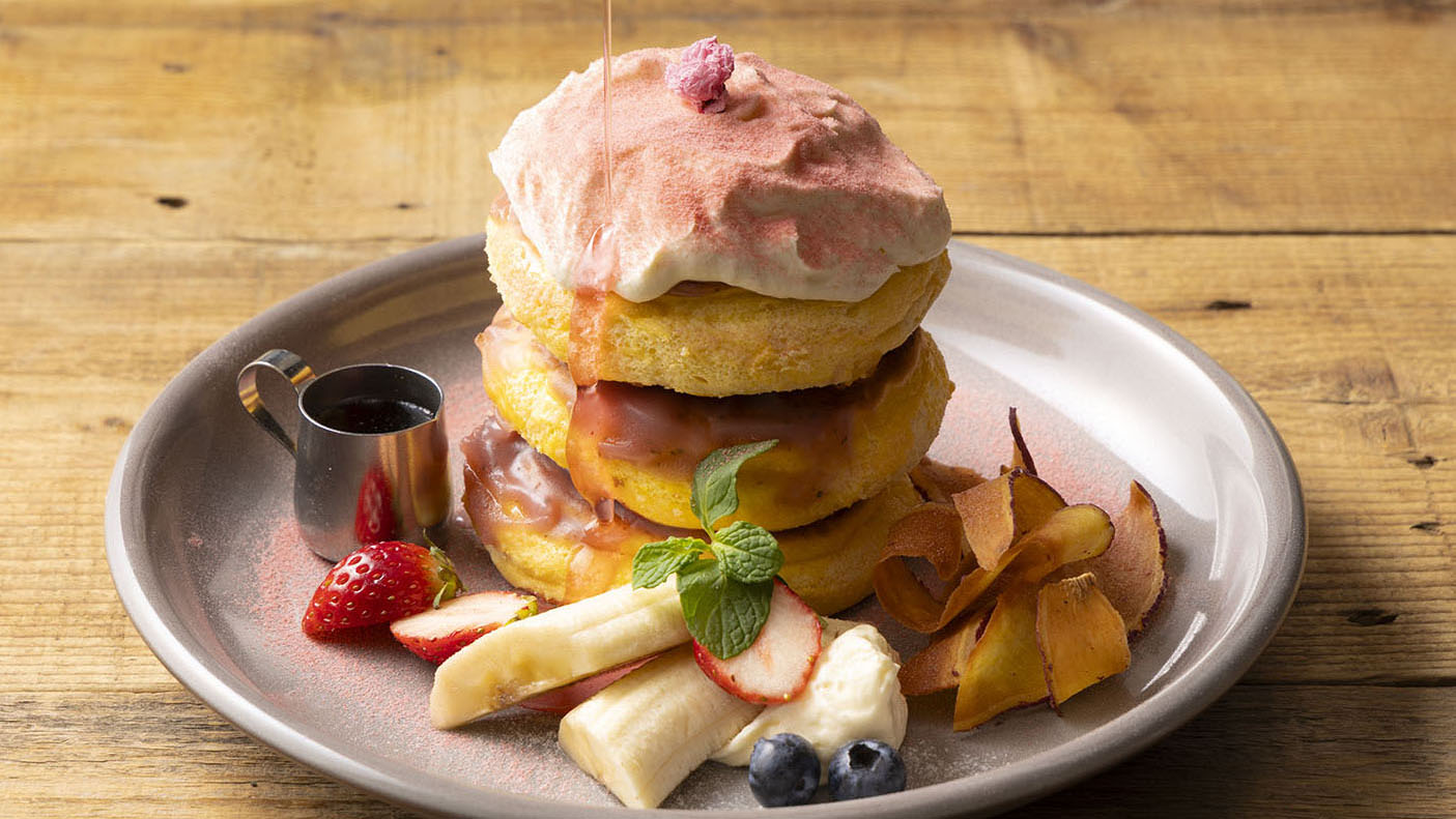 【期間限定】3月6日（金）、心ほどける桜の季節がやってくる～桜ティラミスのパンケーキ登場～