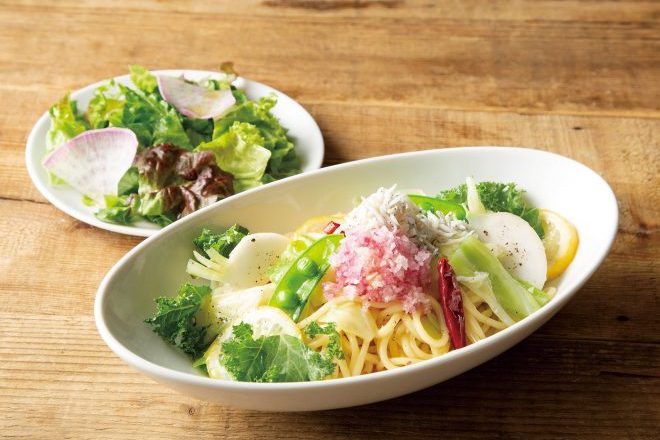 【NEW】レモン香る「彩り野菜としらすのペペロンチーノ」新登場！