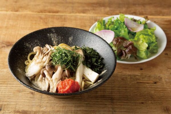 【NEW】明太子ときのこの煮干しパスタ