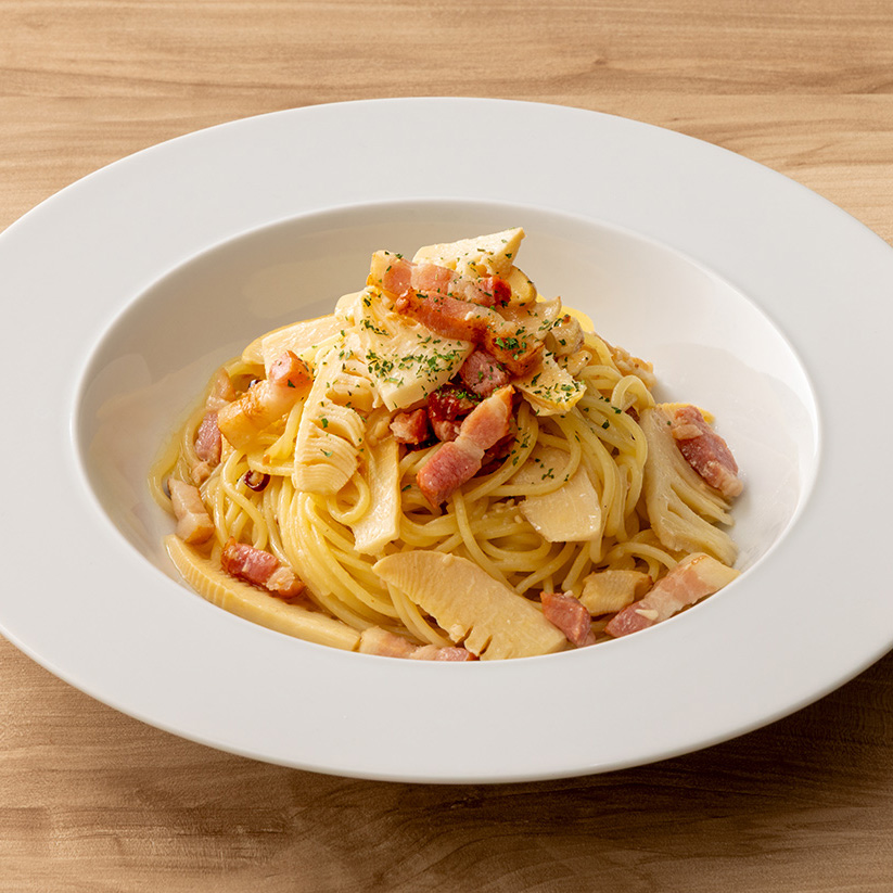 筍のペペロンチーノ