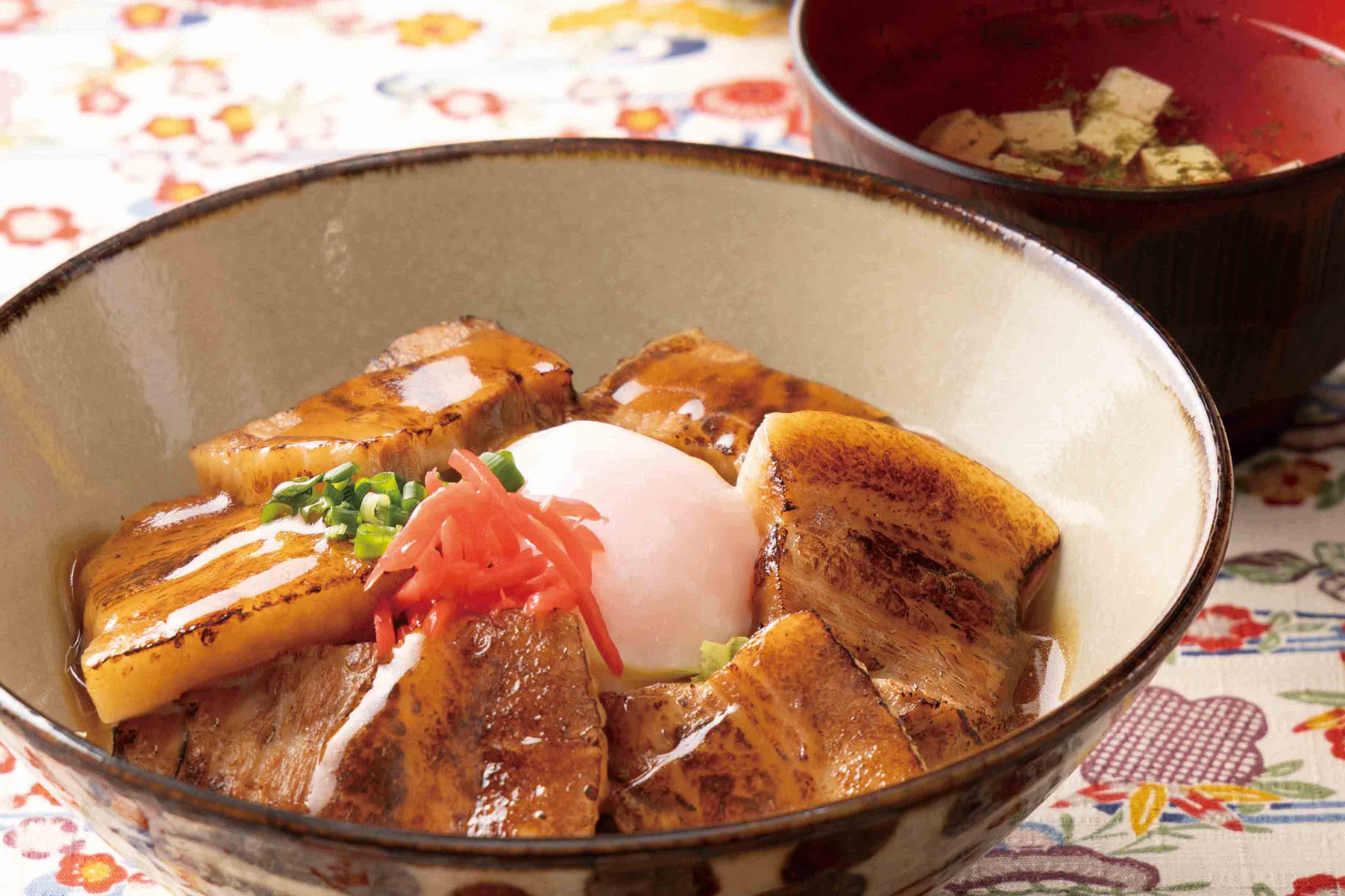 【数量限定】あぐー豚の炙りラフテー丼定食